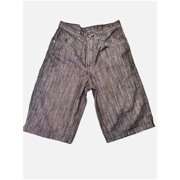 Rocawear- Men's Gray Vintage Y2K Denim Shorts Size 32 - Picture 3 of 14